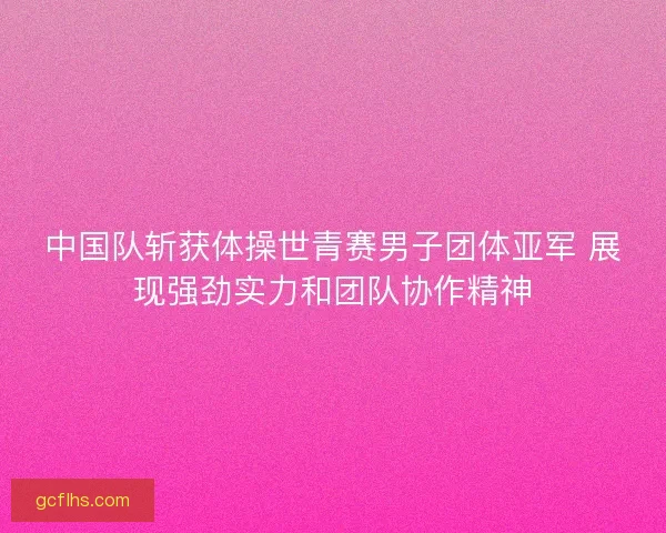 中国队斩获体操世青赛男子团体亚军 展现强劲实力和团队协作精神 中国队斩获体操世青赛男子团体亚军 展现强劲实力和团队协作精神