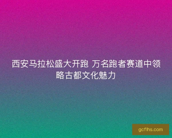 西安马拉松盛大开跑 万名跑者赛道中领略古都文化魅力 西安马拉松盛大开跑 万名跑者赛道中领略古都文化魅力